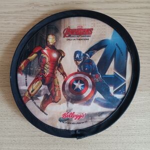 Kellogg's Marvel Avengers Iron Man & Captain America Soft Flying Frisbee Disc
